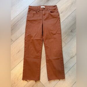 🌶️ NWOT Alter’d State Ankle Raw Hem Jeans. Size 27